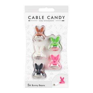 CABLE CANDY Bunny Beans - Kabelbefestigung (Mehrfarbig)