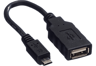 ROLINE 11.02.8311 - Câble adaptateur USB-A vers Micro-USB (Noir)
