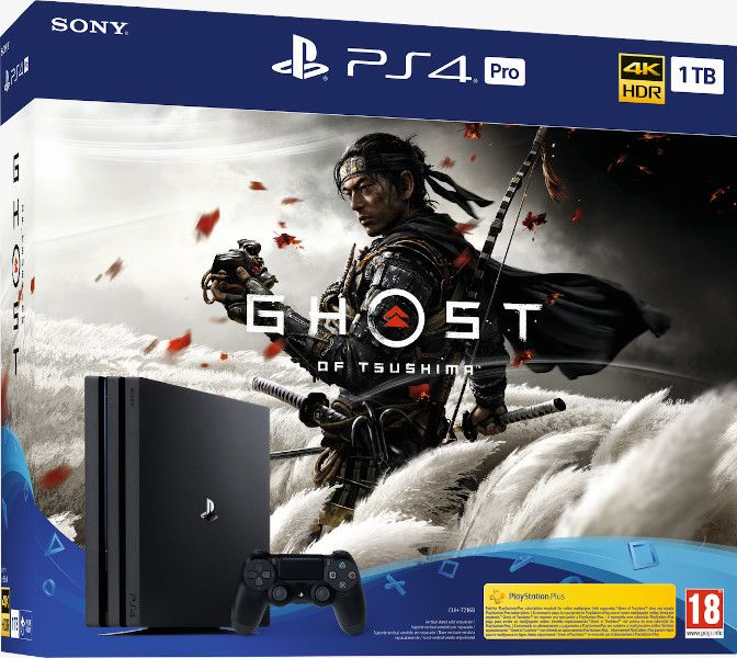 Consola - PS4 Pro 1 TB + Ghost Of Tsushima‎