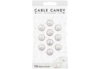 CABLE CANDY Small Beans - Kabelbefestigung (Weiss)