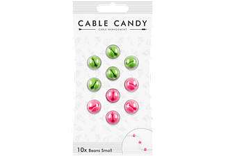 CABLE CANDY Small Beans - Kabelbefestigung (Grün/Pink)