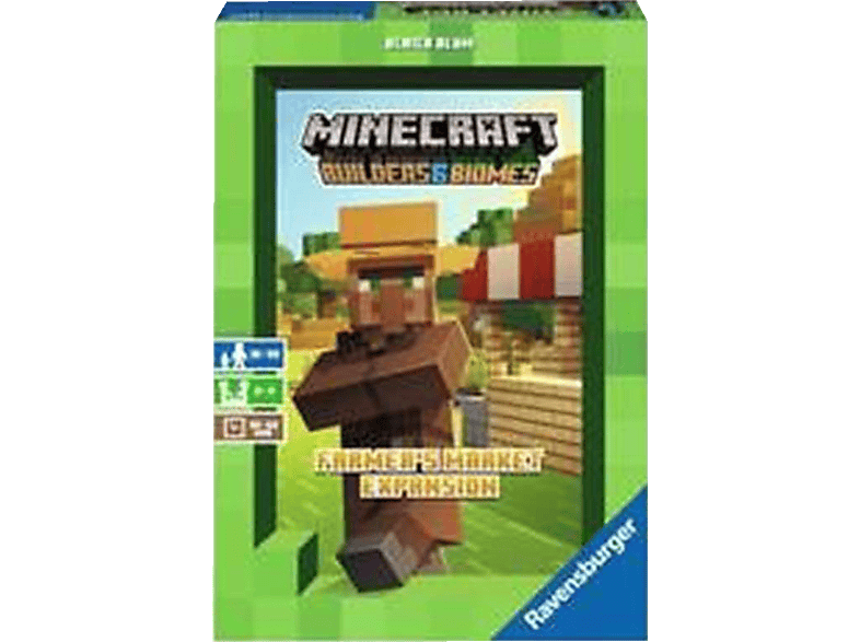 RAVENSBURGER Minecraft Expansion Biomes & Builders Strategiespiel Mehrfarbig