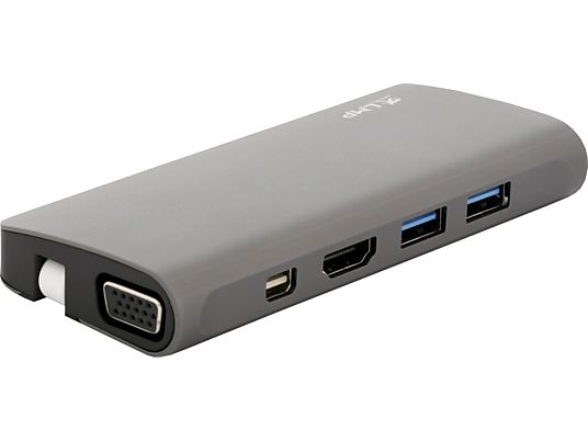 LMP 18641 - Adaptateurs de voyage Multiport USB-C (Gris)