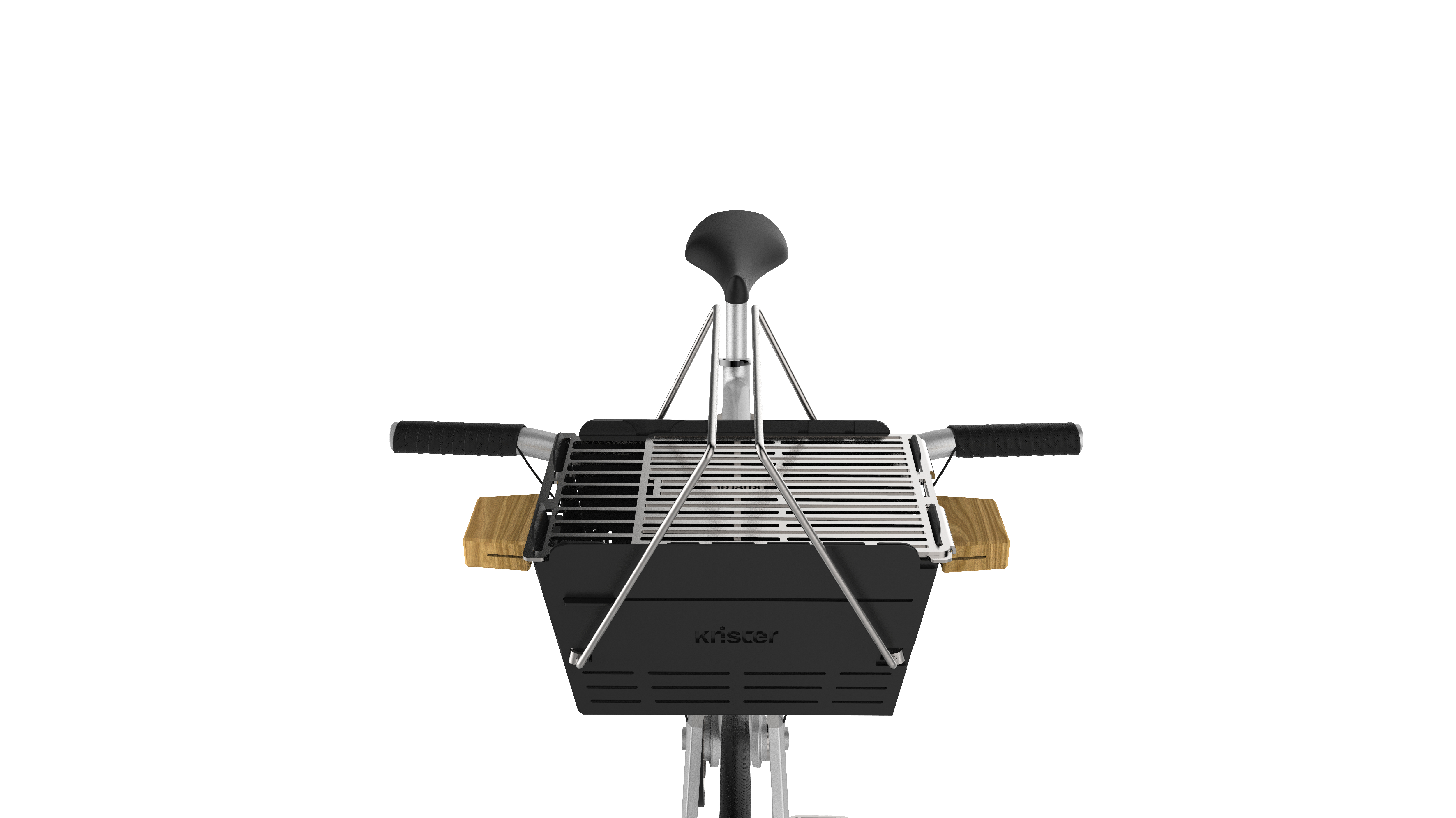 KNISTER 9908 Original Kohlegrill, Schwarz 