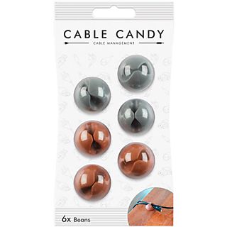 CABLE CANDY Beans - Fixation des câbles (Marron/Gris)