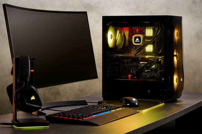 CORSAIR SPEC-DELTA RGB PC-Gehäuse, Schwarz