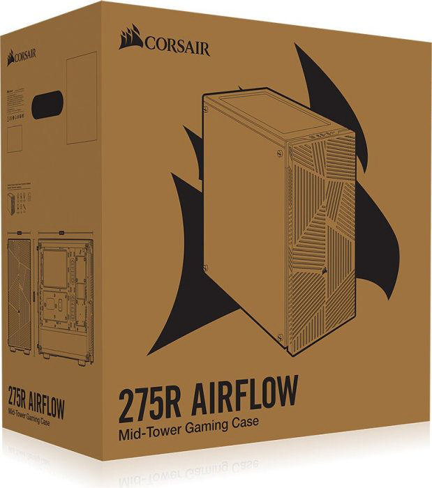 CORSAIR 275R Airflow PC-Gehäuse, Schwarz
