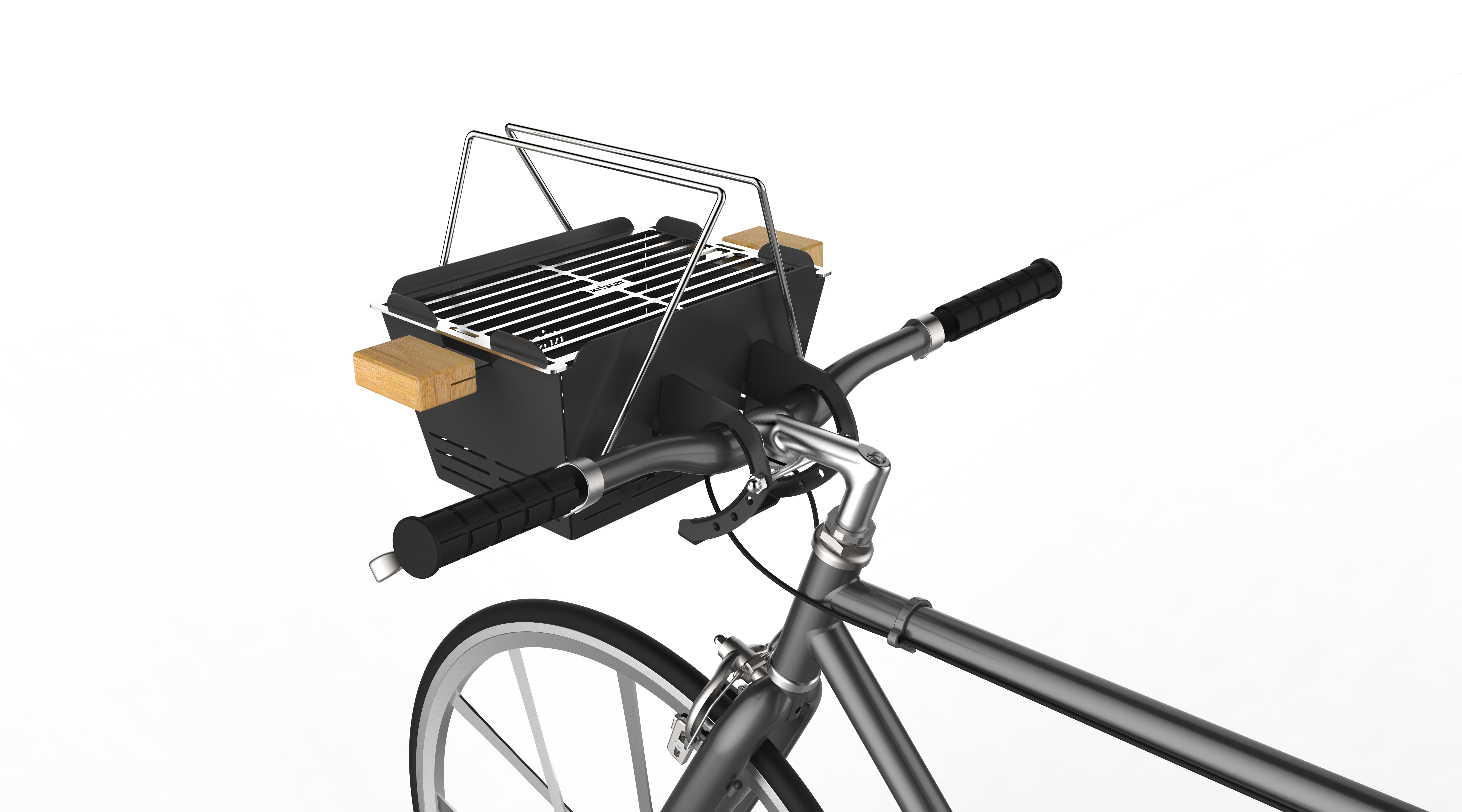 KNISTER 9922 Small Kohlegrill, Schwarz 