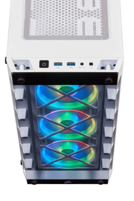 CORSAIR iCUE 465X RGB PC-Gehäuse, Weiß