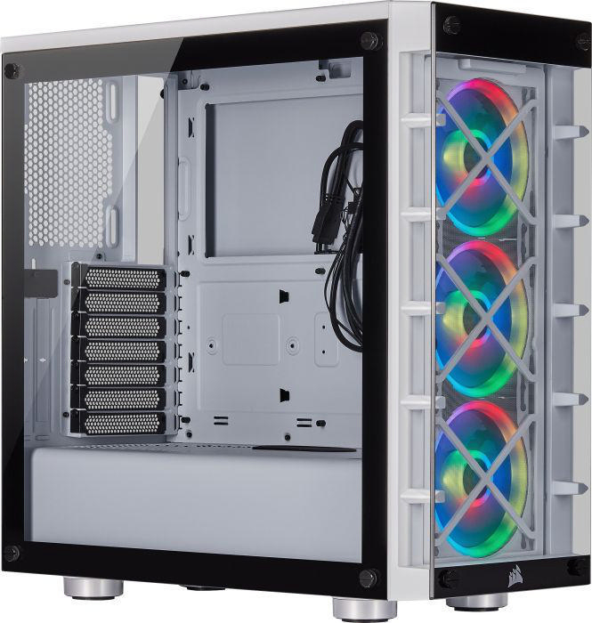 CORSAIR iCUE 465X RGB PC-Gehäuse, Weiß
