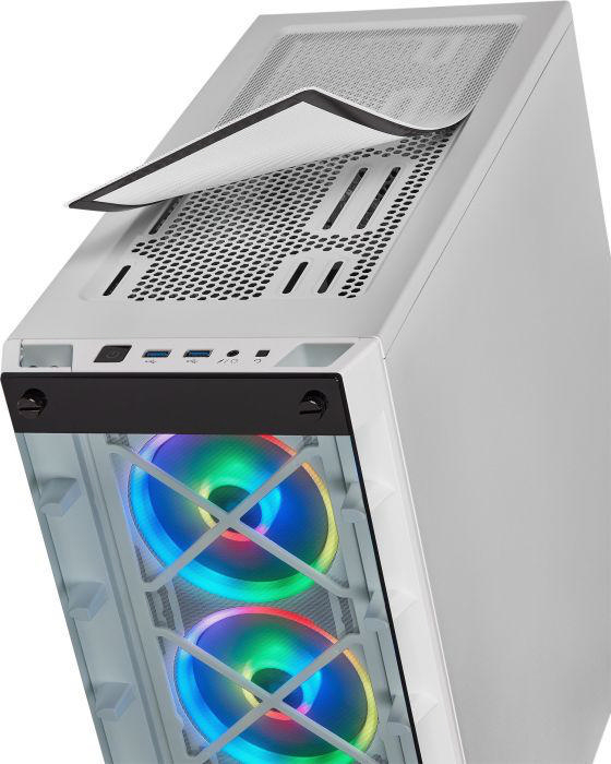 CORSAIR iCUE 465X RGB PC-Gehäuse, Weiß