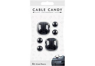 CABLE CANDY Mixed Beans - Kabelbefestigung (Schwarz)