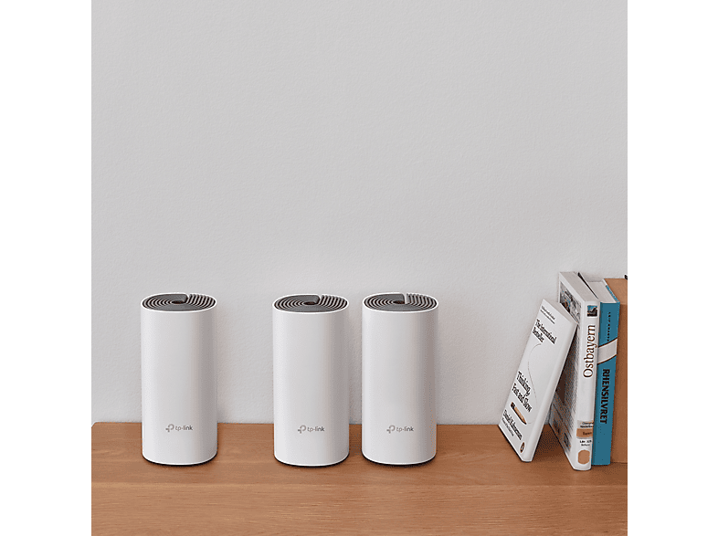 TP-LINK Deco E4(3-Pack) AC1200 Tüm Evi Kapsayan 3'lü Mesh WiFi Sistemi_2