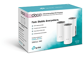 TP-LINK Deco E4(3-Pack) AC1200 Tüm Evi Kapsayan 3'lü Mesh WiFi Sistemi_4