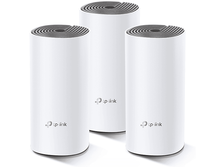 TP-LINK Deco E4 (3-Pack), AC1200 Mbps, 10/100Mbps Port, 370 m²'ye Kadar ...