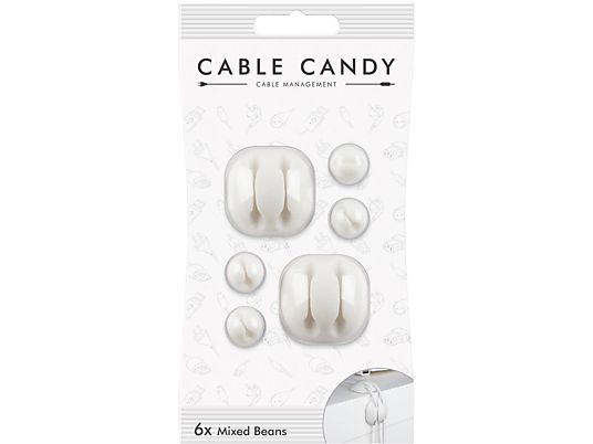 CABLE CANDY Mixed Beans - Fixation des câbles (Blanc)