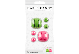 CABLE CANDY Mixed Beans - Kabelbefestigung (Grün/Pink)