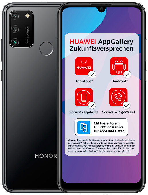 HONOR 9A 64 GB Midnight Black Dual SIM