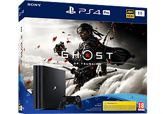 PlayStation 4 Pro 1TB - Ghost of Tsushima Bundle - Spielekonsole - Schwarz