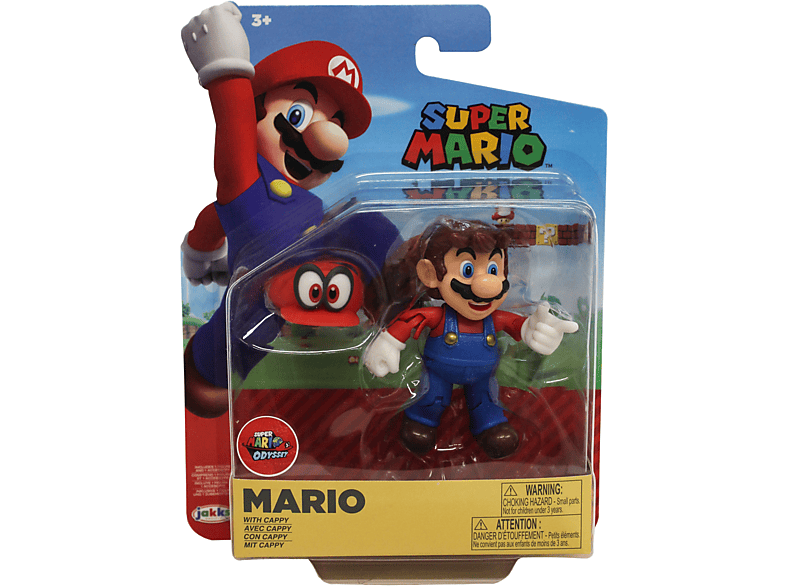 JAKKS PACIFIC Mario Odyssey mit Hut 10cm Figur Spielset