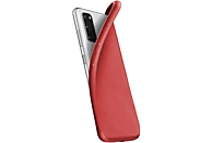 CELLULAR LINE Silikon Case Chroma für Samsung Galaxy A41 mit weicher Oberfläche, rot