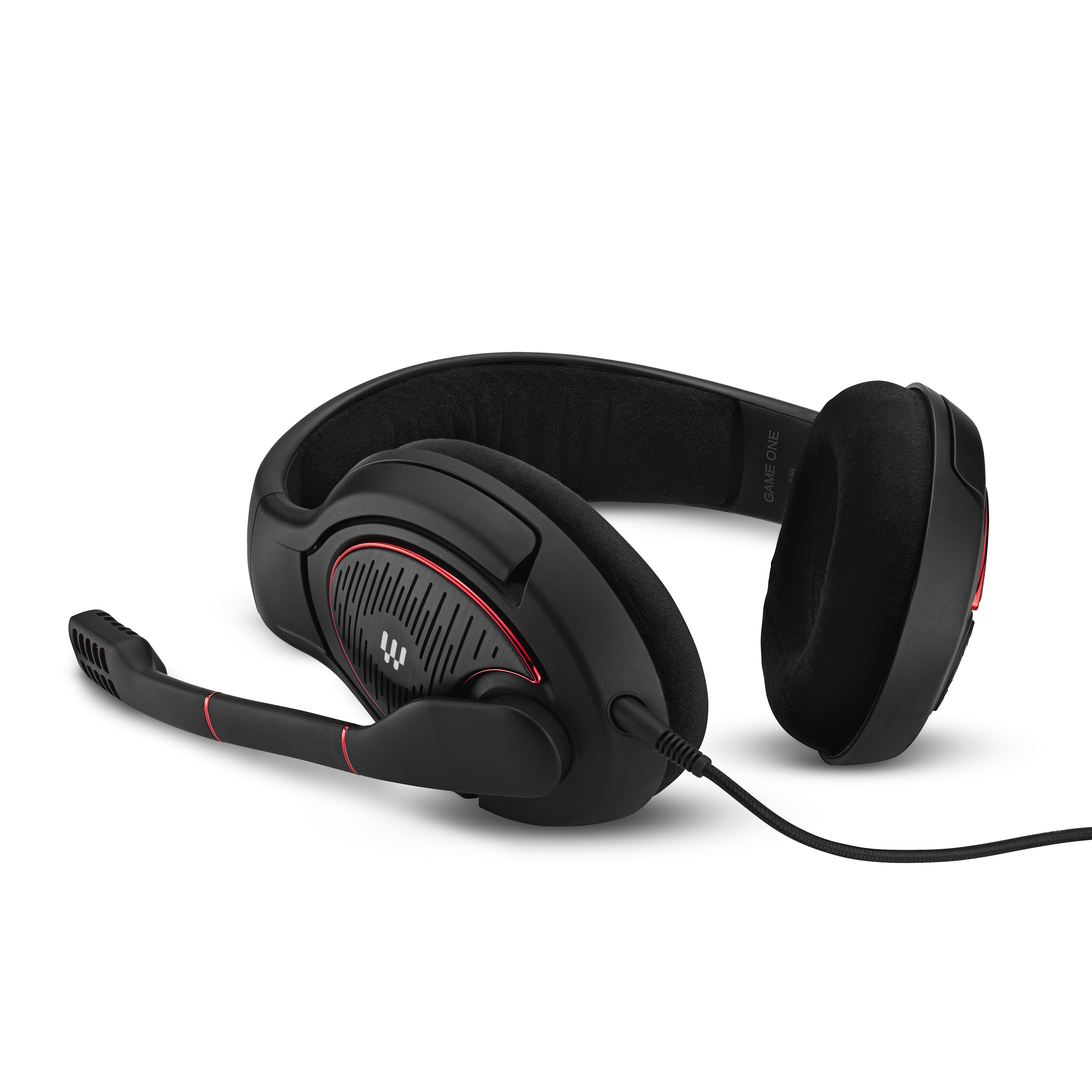 EPOS SENNHEISER Game one, Over-ear Gaming Headset Schwarz/Rot