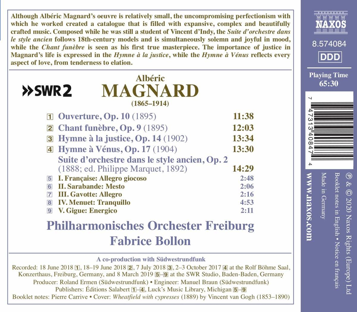 Philharmonisches Orchester Freiburg - Orchestral Works CD