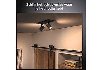 PHILIPS HUE BT Runner 2x zwart