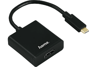 HAMA 00122212 - Adapter USB-C zu HDMI (Schwarz)