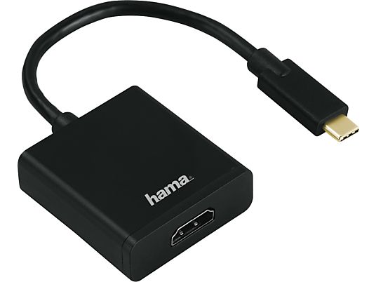 HAMA 00122212 - Adaptateur USB-C vers HDMI (Noir)