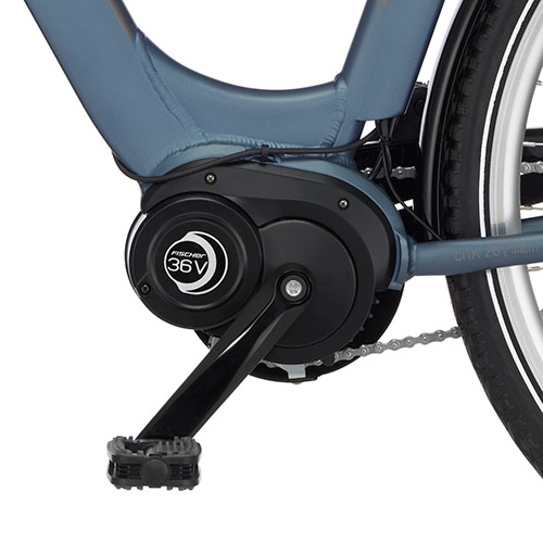 FISCHER CITA 2.0-S1 Citybike (Laufradgröße: 28 Zoll, Unisex-Rad, 317 Wh, Petrol matt)