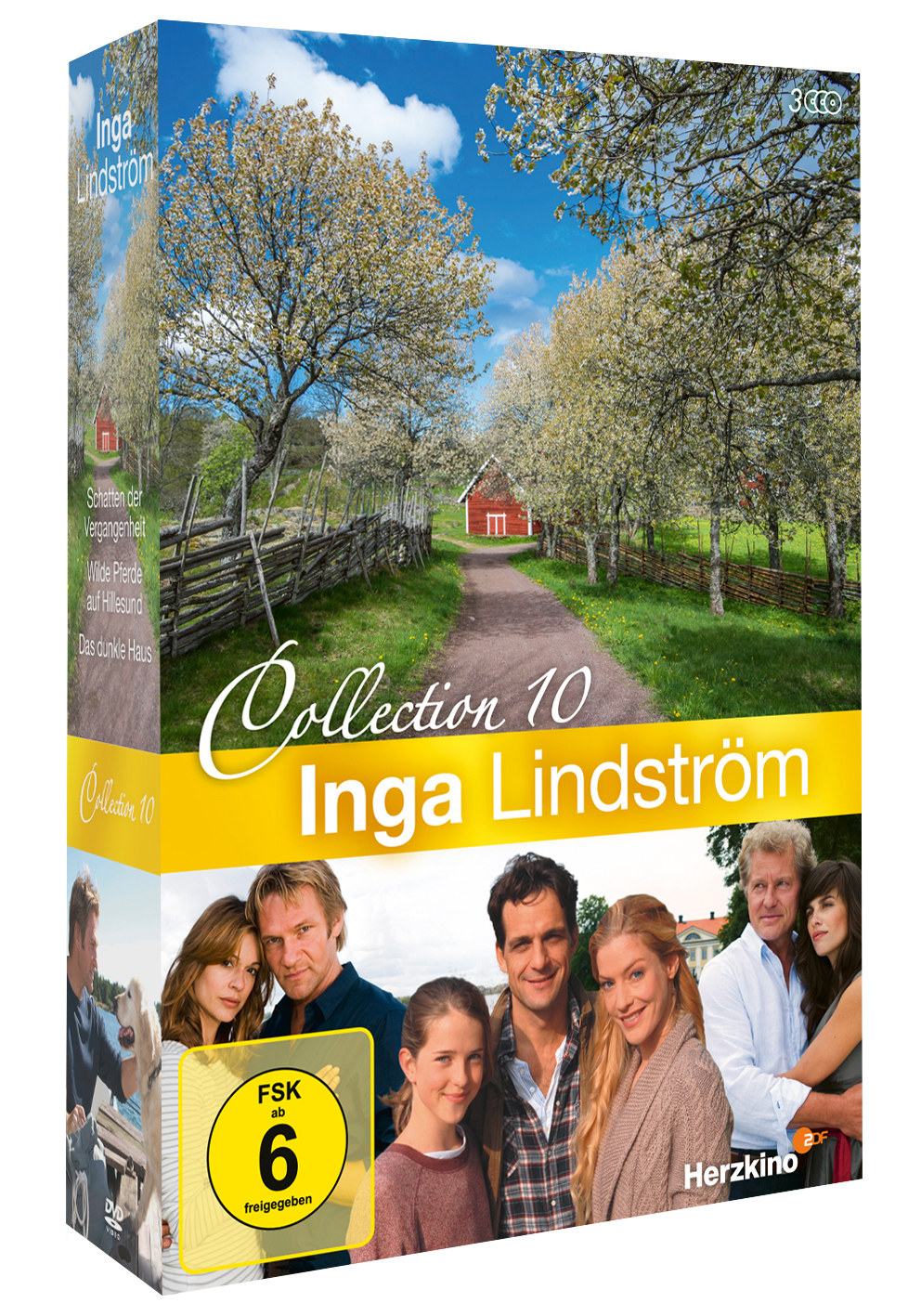 DVD-Box-Set der Inga Lindström-Sammlung mit Schauspielern auf dem Cover.