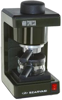 SZARVASI SZV 612/3 6 Mini eszpresszó kávéfőző, olajzöld
