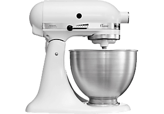 KITCHENAID K45 Classic - Robot culinaire (Blanc/Acier inoxydable)