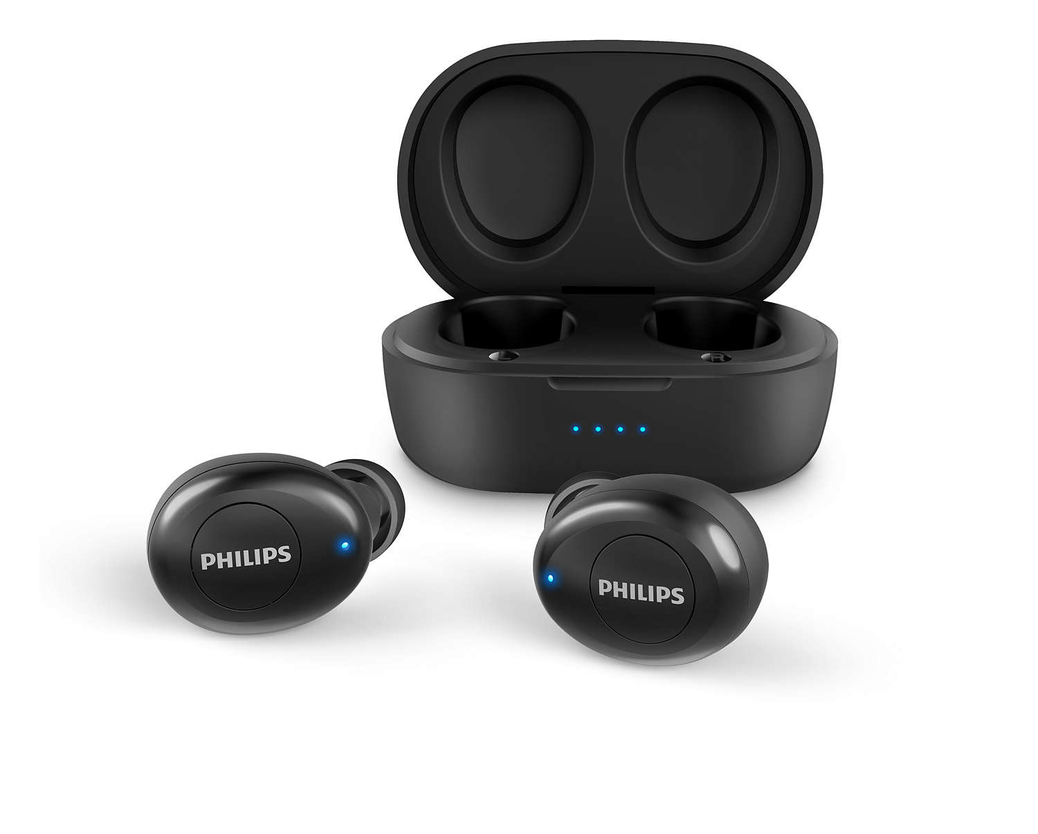PHILIPS TAT2205BK/00, In-ear Kopfhörer Bluetooth Schwarz