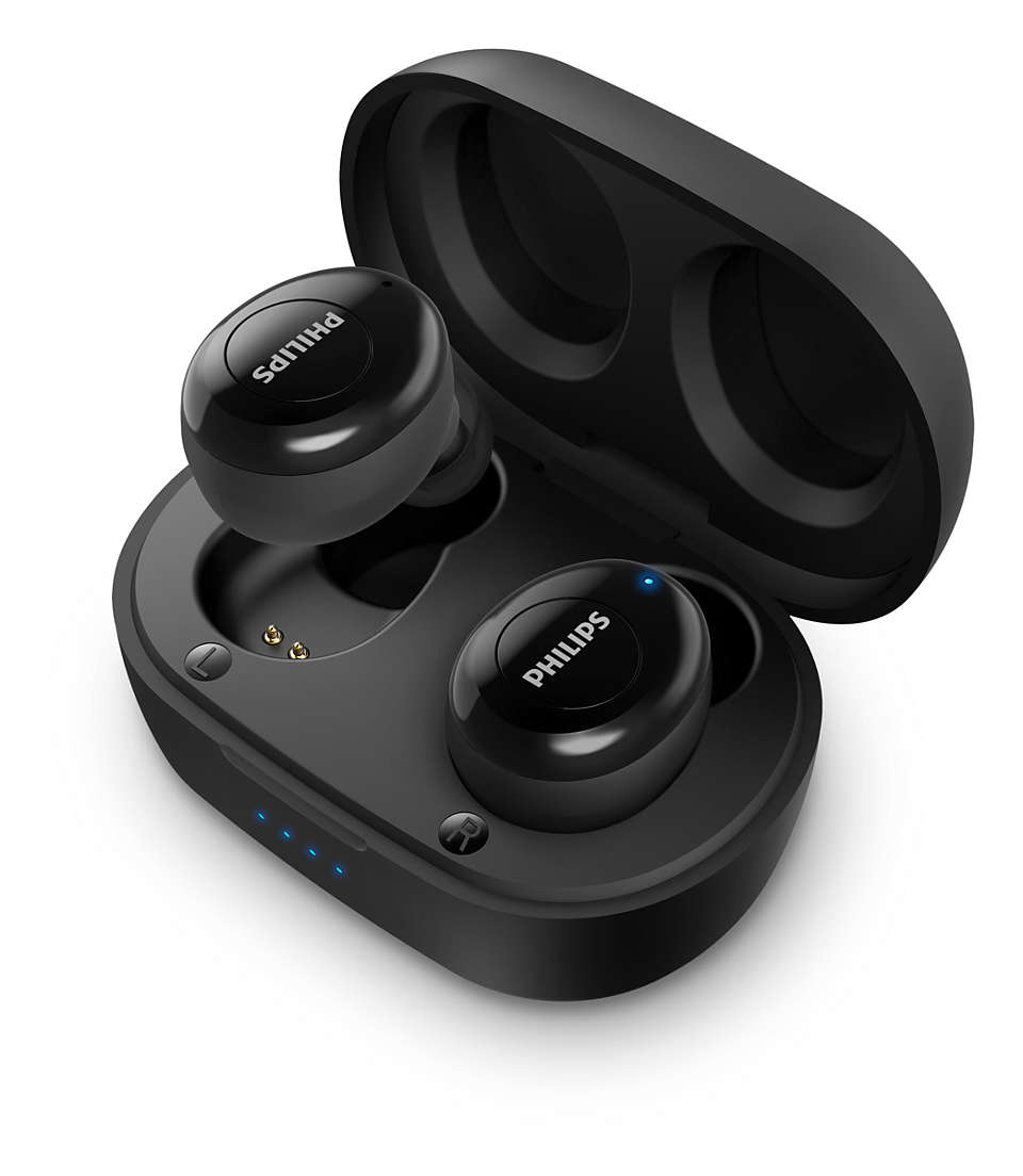PHILIPS TAT2205BK/00, In-ear Kopfhörer Bluetooth Schwarz