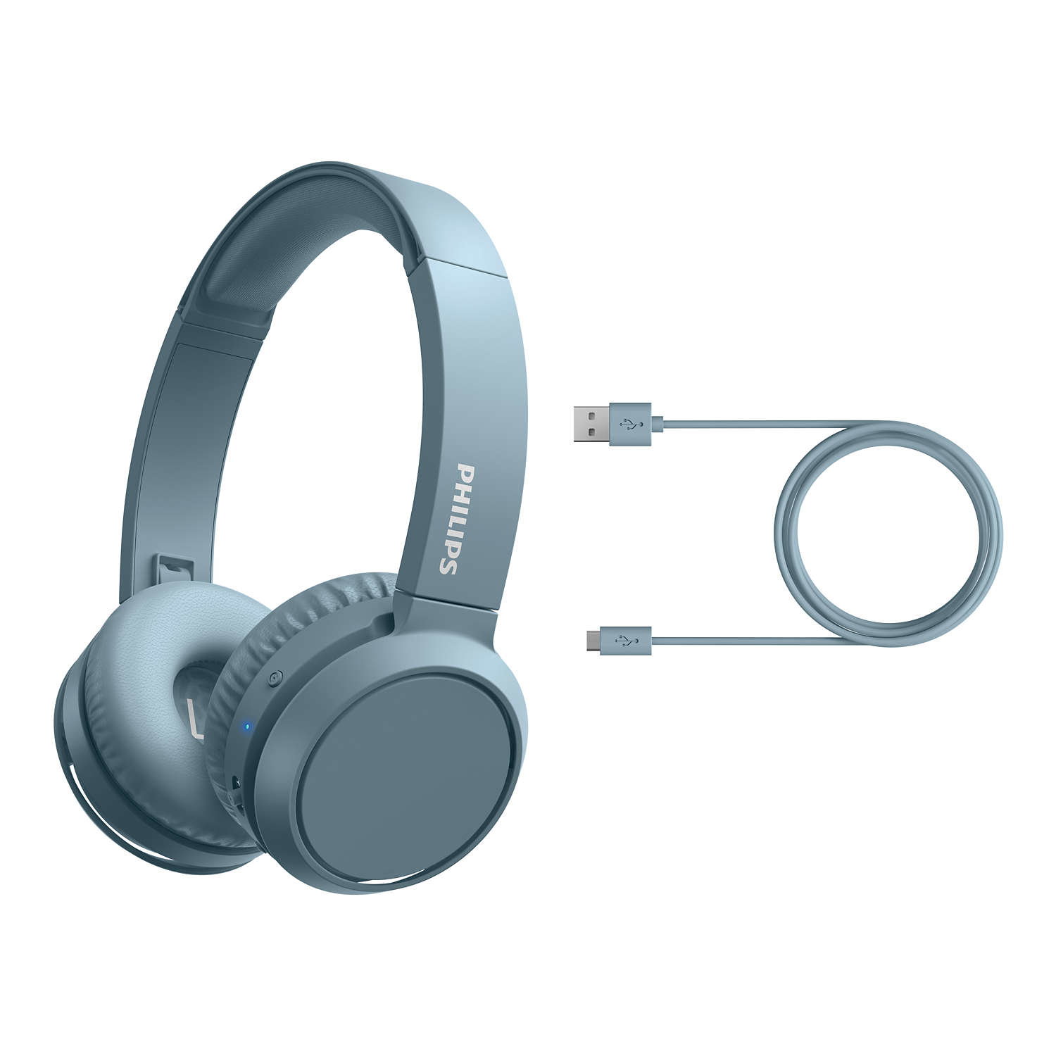 H4205BL/00, PHILIPS Kopfhörer On-ear Blau Bluetooth