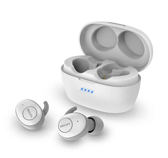 PHILIPS T3215WT, In-ear Kopfhörer Bluetooth Weiß