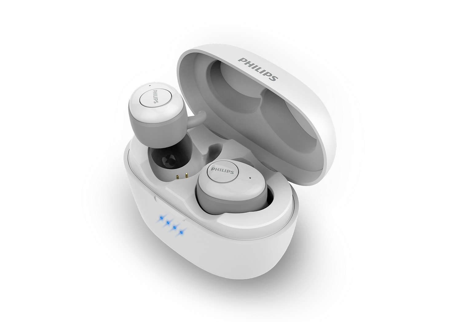 Kopfhörer In-ear PHILIPS T3215WT, Bluetooth Weiß