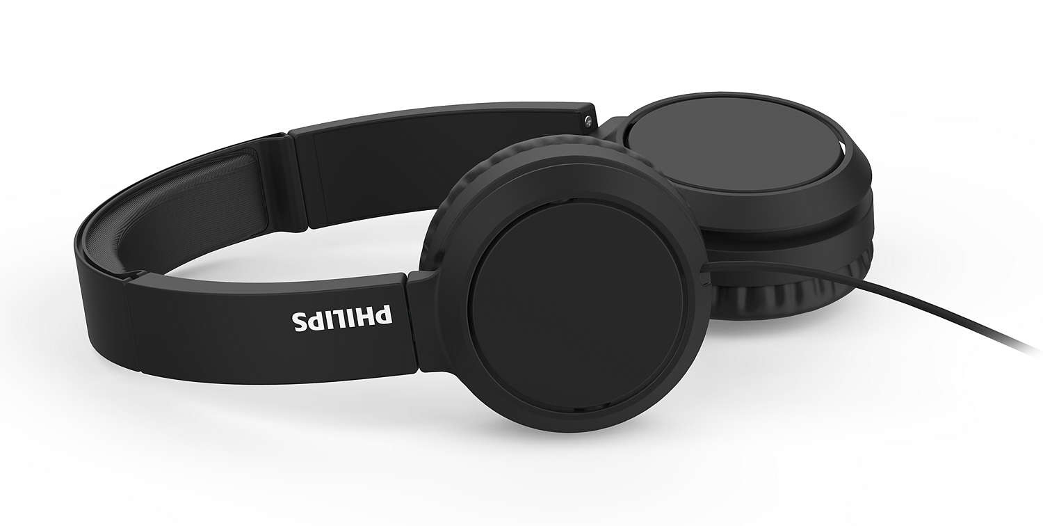 PHILIPS H4105BK/00, On-ear Kopfhörer Schwarz