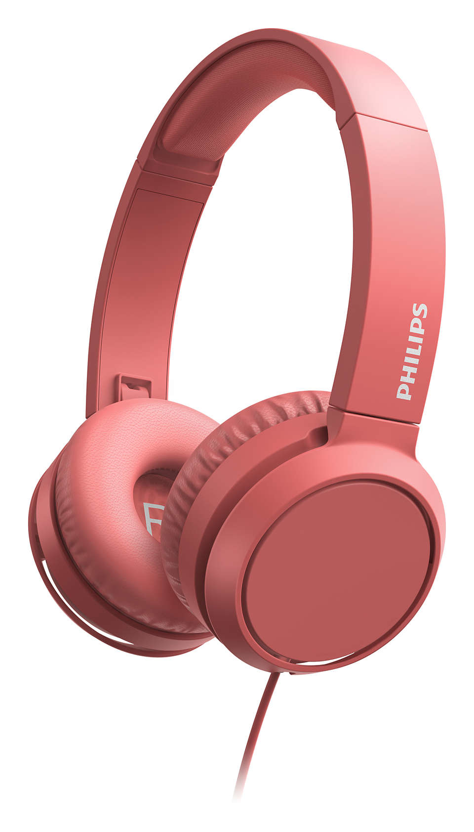 PHILIPS H4105RD/00, On-ear Kopfhörer Rot