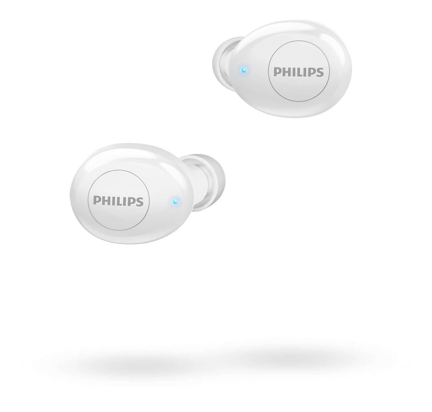 PHILIPS Weiß Bluetooth In-ear T2205WT/00, Kopfhörer