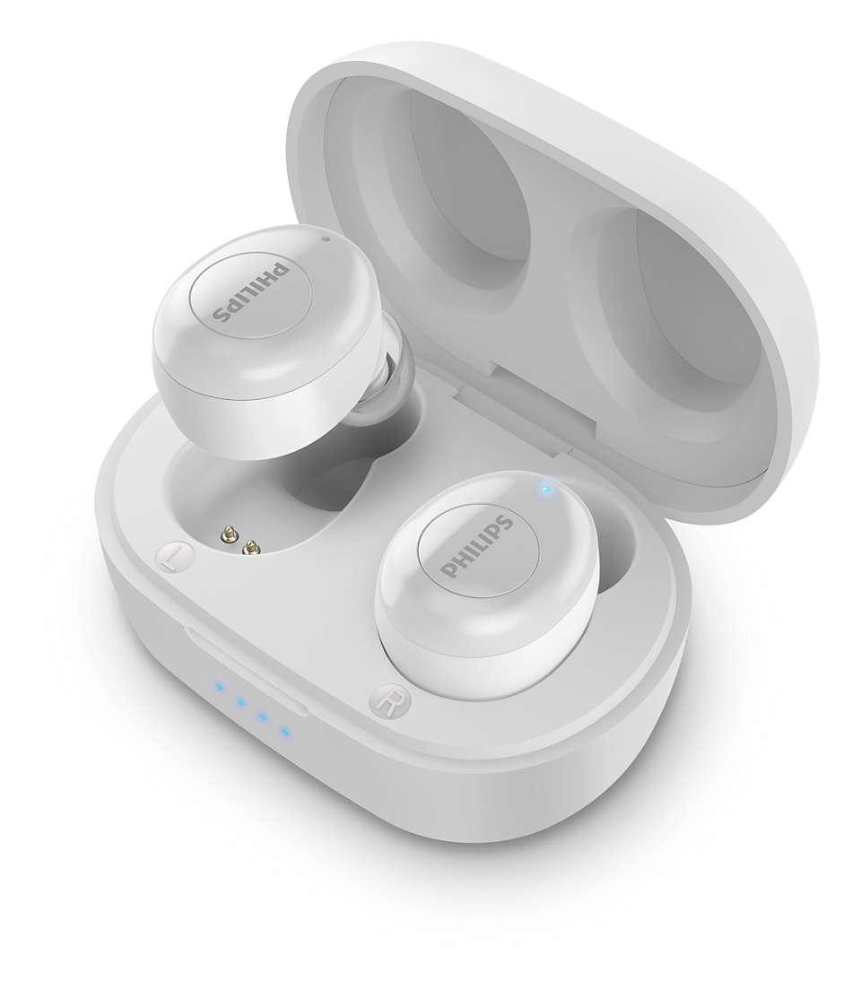 In-ear Weiß PHILIPS Kopfhörer T2205WT/00, Bluetooth