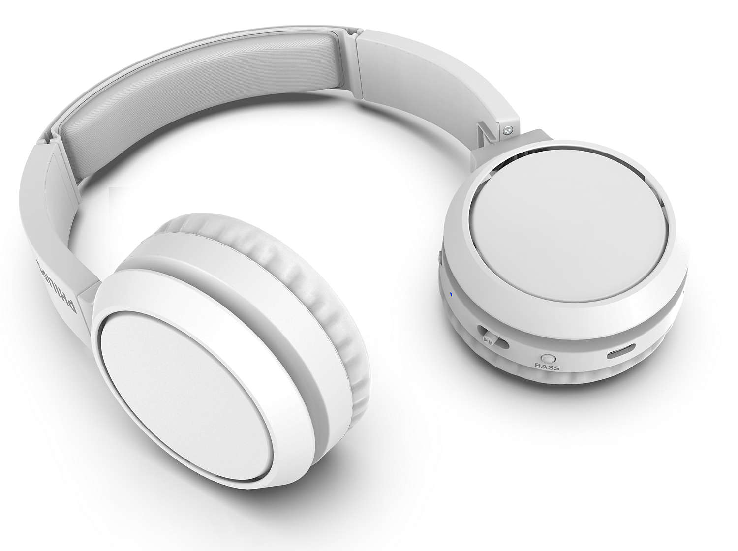 Kopfhörer On-ear PHILIPS Bluetooth H4205WT/00, Weiß