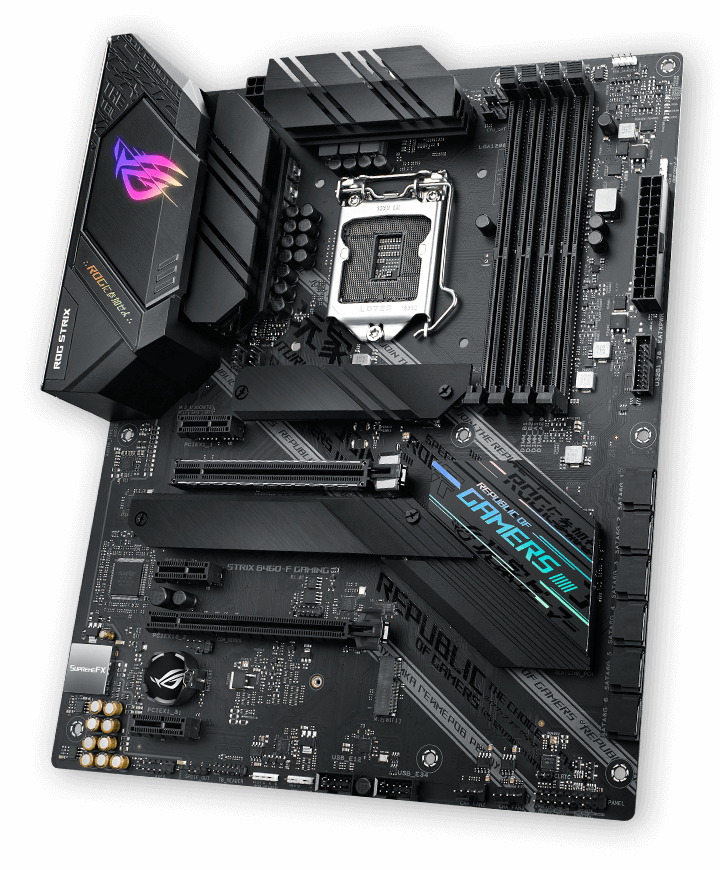 ASUS ROG STRIX B460-F GAMING (90MB13R0-M0EAY0) Mainboard Schwarz
