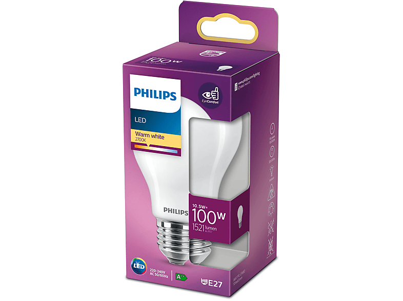 PHILIPS LEDclassic Lampe ersetzt 100W LED warmweiß
