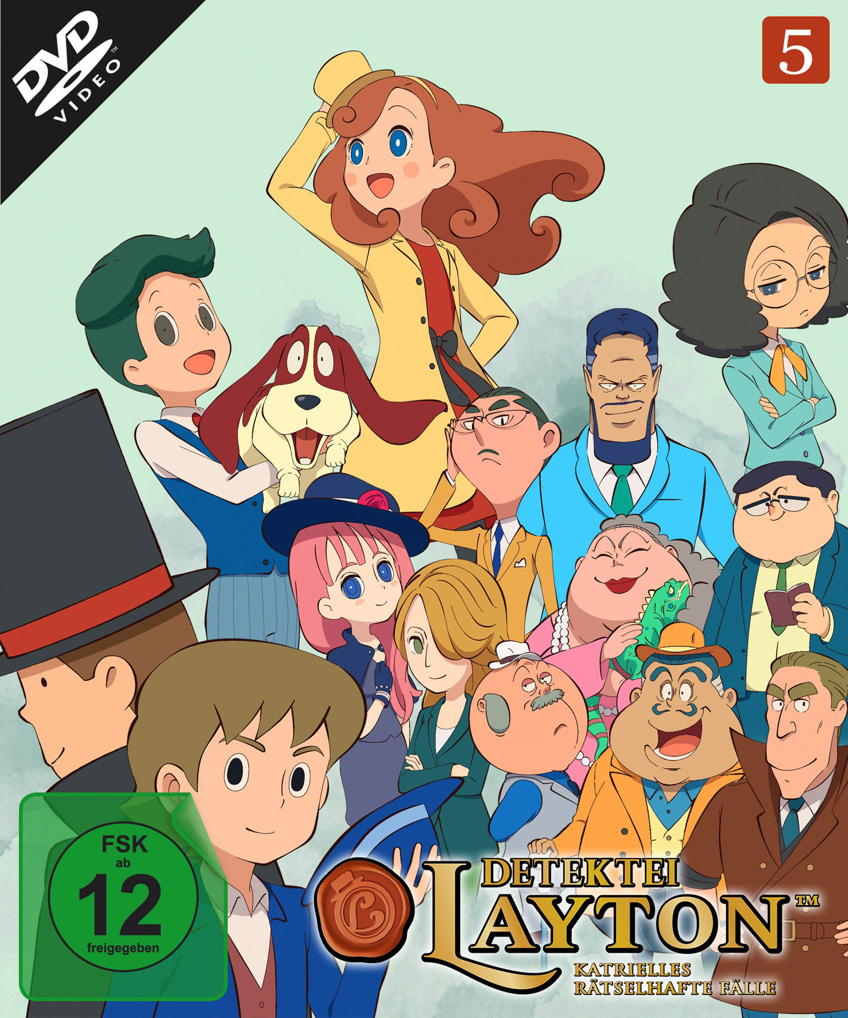 5 - Fälle: DVD Katrielles Detektei (Ep. Layton Volume 41-50) rätselhafte