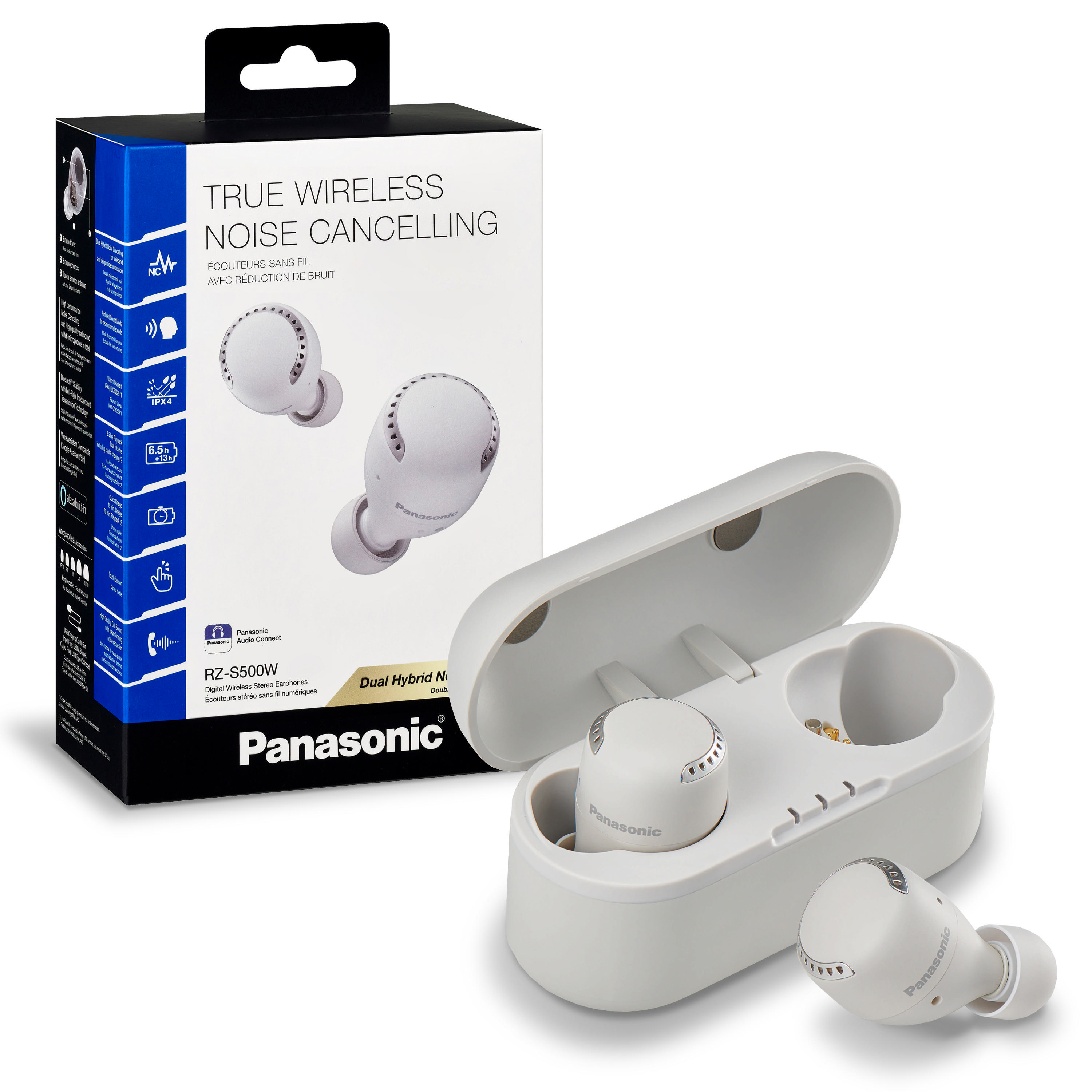 PANASONIC RZ-S500W, In-ear Kopfhörer Bluetooth Weiß