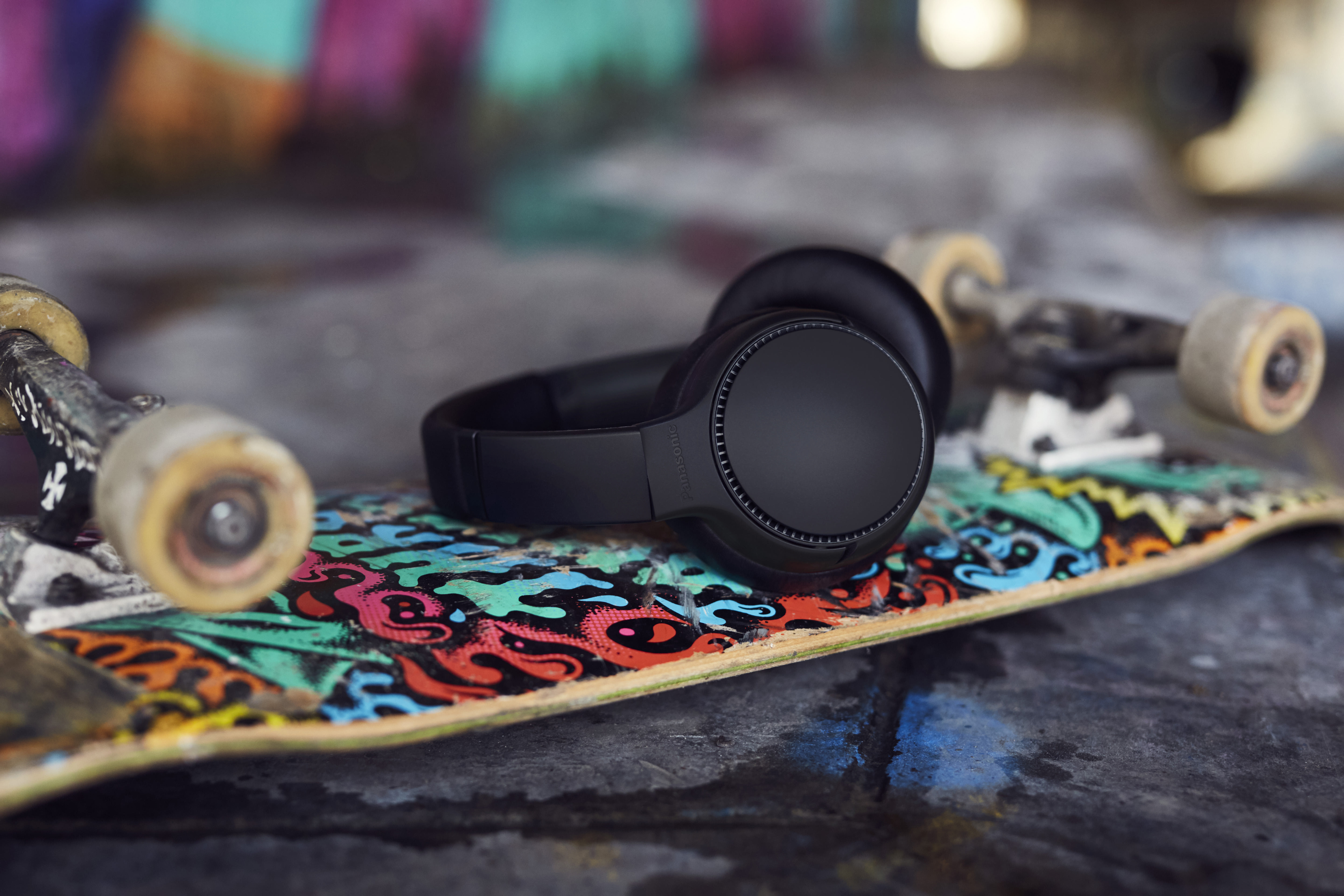 PANASONIC RB-M500B, Over-ear Kopfhörer Bluetooth Schwarz