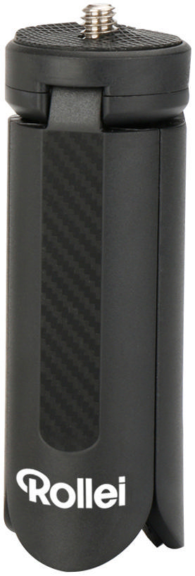 ROLLEI Mini Mini-Stativ Stativ, Schwarz, Höhe offen bis 50 mm